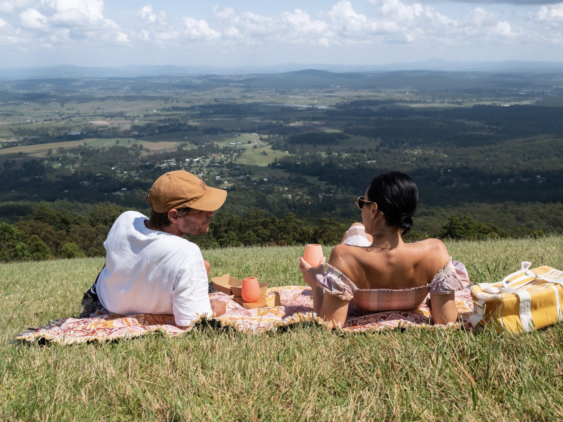 Tamborine Mountain private winery tour with scenic views and lunch